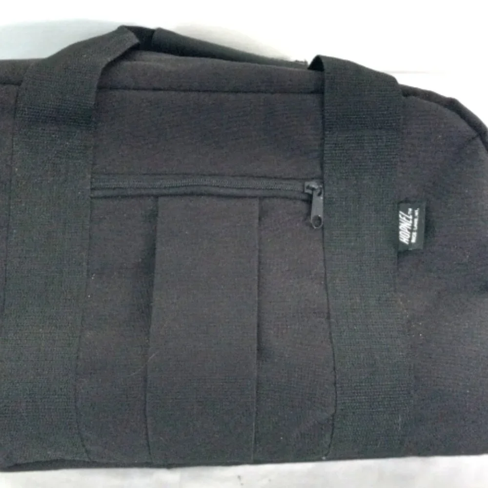 Hopnel Saddlebag Travel Bag Motorcycle Black Water Resistant Touring 16x6